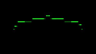 Renk şekilleri canlandırılmış kaplama seti, 4k çözünürlük.