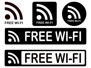Uygulama, ui ve web sitesi için kablosuz ve Wi-Fi simgesi. 