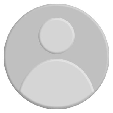 Sosyal medya veya haberci için öntanımlı avatar. Kullanıcı simgesi. 