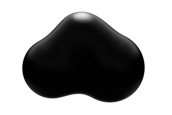 Мінімальна Ізольована Ілюстрація Чорної Хмари — стокове фото