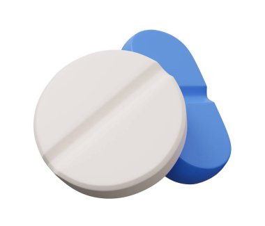 tıbbi tablet 3d simgesi.