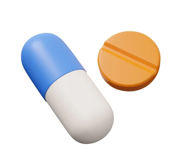 Orvosi Tabletta Ikon — Stock Fotó