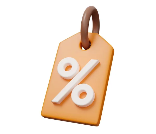 Price Tag Percentage Icon — Stock Photo, Image