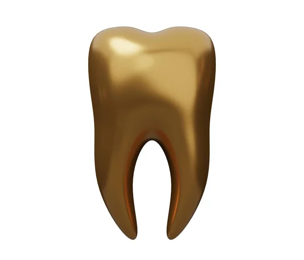 Ząb Złota Ikona — Zdjęcie stockowe