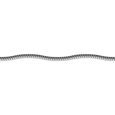 Halat dalgalı hat. Vektör