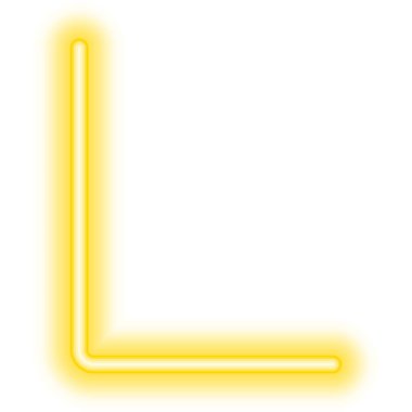 neon köşeli sarı.