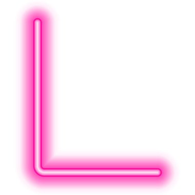 pembe kenar kenar neonu.