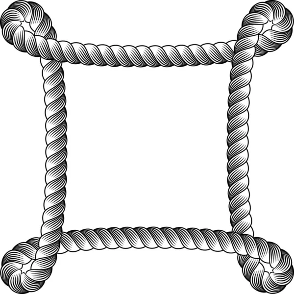 Верёвочный Узел — стоковый вектор