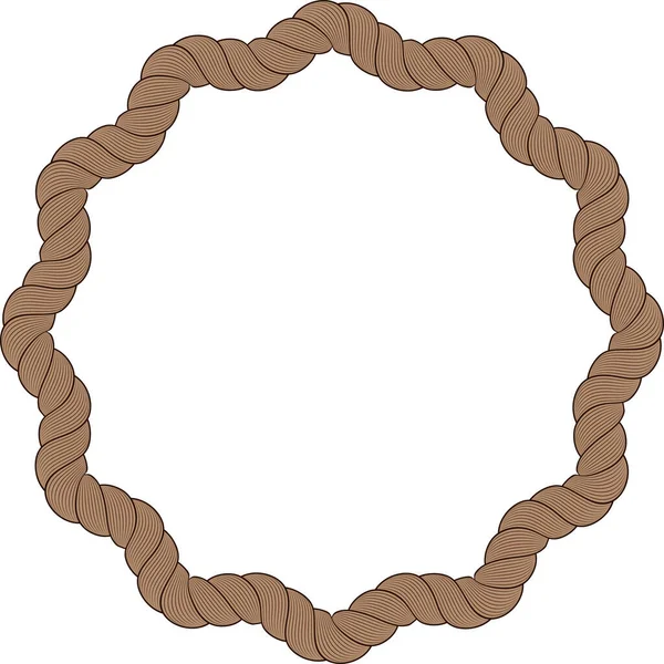 Верёвка Наклейки — стоковый вектор