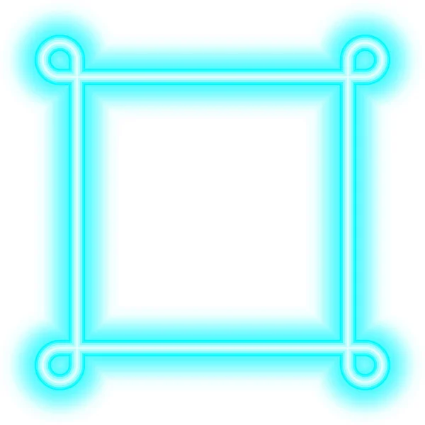 Голубой Неоновый Узел — стоковый вектор