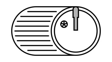 Üst Görünüm vektör illüstrasyon tasarımını batır.