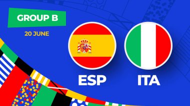 İspanya, İtalya 'ya karşı 2024 maçı. 2024 grup sahne şampiyonluğu maçına karşı takımların giriş spor geçmişi, şampiyonluk yarışması.
