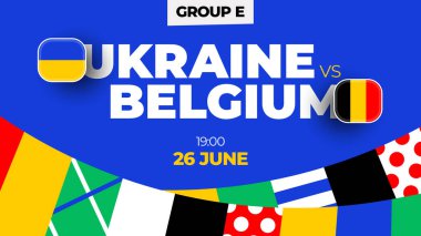 Ukrayna, Belçika futboluna karşı 2024 maçı. 2024 grup sahne şampiyonluğu maçına karşı takımların giriş spor geçmişi, şampiyonluk yarışması.