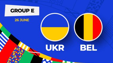 Ukrayna, Belçika futboluna karşı 2024 maçı. 2024 grup sahne şampiyonluğu maçına karşı takımların giriş spor geçmişi, şampiyonluk yarışması.