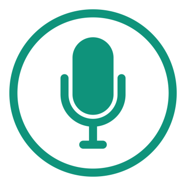 podcast mikrofon simgesi resmi