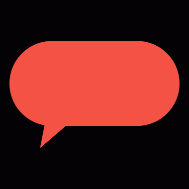 Konuşma balonu simgesi.