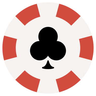 Kumarhane poker çipi simgesi.