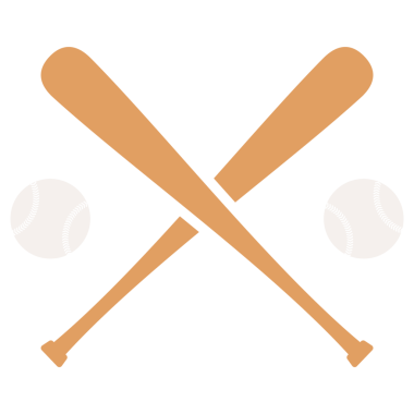 Beyzbol sopası ve top.