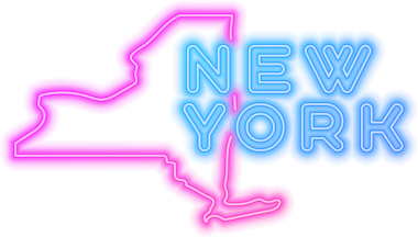 New York Neon ABD Eyaleti.