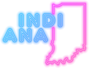 Indiana Neon ABD Eyaleti.