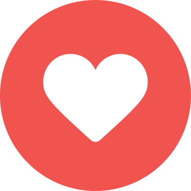 Aşk kalp düz simgesi.