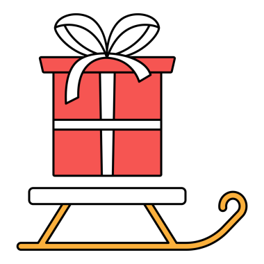 Noel hediyesi kutusu teslimatı..