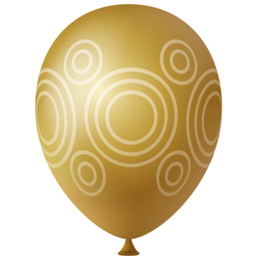 beyaz altın 3d helyum hava balonu.