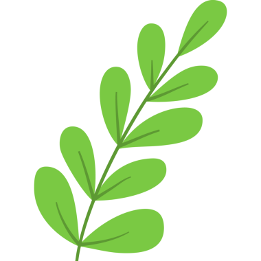 düz yaprak simgesi elle çizilmiş.