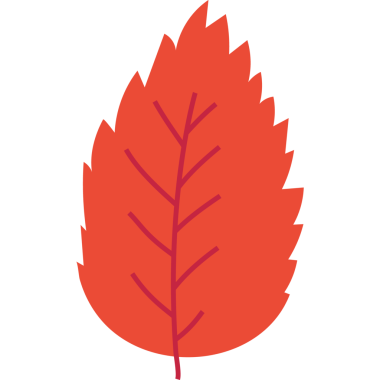 düz yaprak simgesi elle çizilmiş.