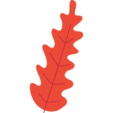 düz yaprak simgesi elle çizilmiş.