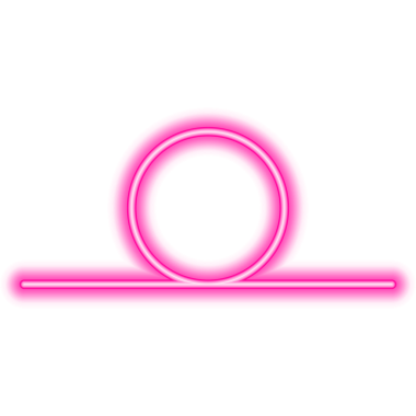 pembe ilmik çizgisi kenarlık neonu.