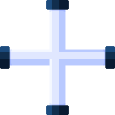 Kenarlı boru parçası.