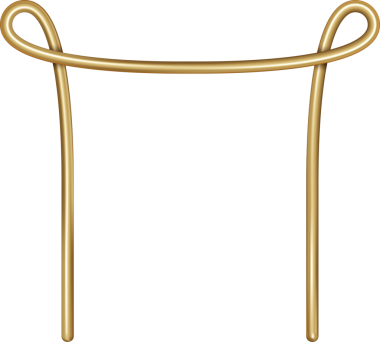 altın düğüm köşe kenarı.