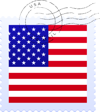 ABD bayrak posta pulu.