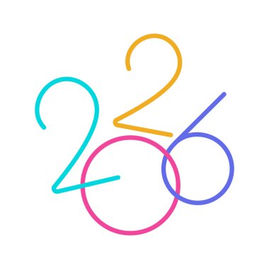 . new year 2026 number vector illustration isolated on white background new year 2026 number.