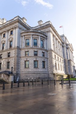 Londra, Birleşik Krallıklar, 15 Ocak 2023: Churchill Savaş Odaları, Londra 'nın Savaş Müzelerinden biri ve St. James' s Park 'taki HM Hazine Binası' nın popüler eğlencesi..