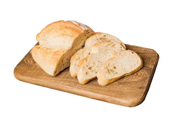 Beyaz Arka Planda Izole Edilmiş Peçeteli Taze Dilimlenmiş Ekmek Çeşitleri — Stok fotoğraf