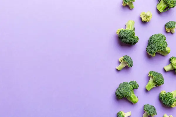Fresh Green Broccoli Isolated White Background — Stock Photo, Image