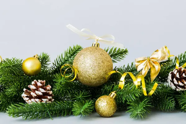 New Year Christmas Tree Toy Branches Christmas Tree New Year — Stok fotoğraf