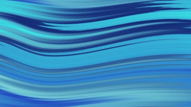 Animacja Płynnego Tła Odcieniach Niebieskich Efekt Płynnej Transfuzji Płyn Gradientowy — Wideo stockowe