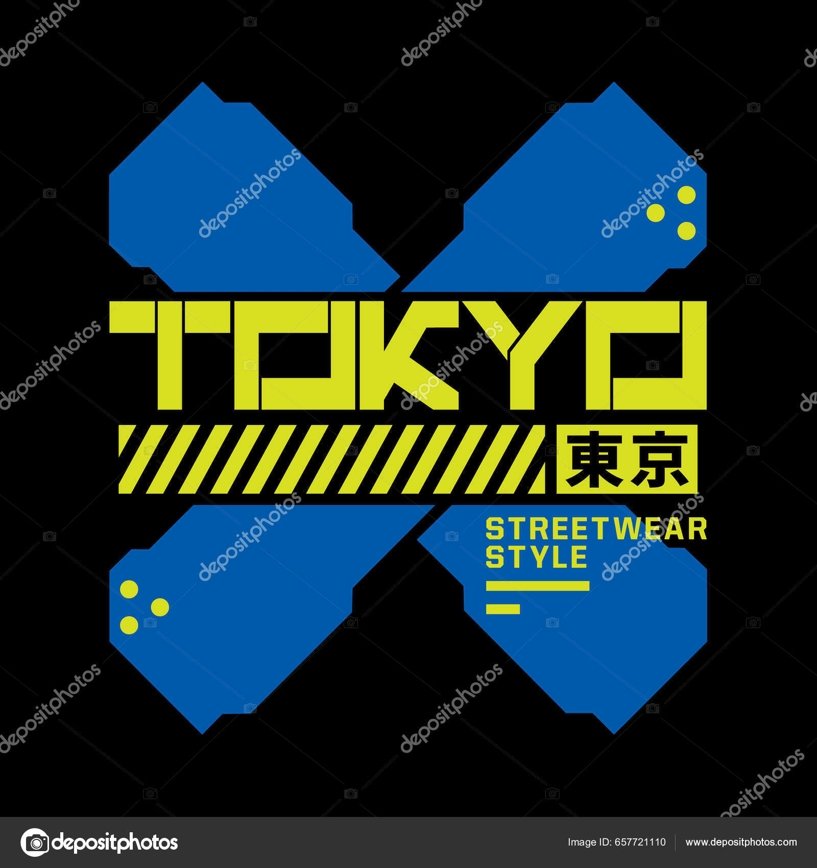 Tóquio japão streetwear estilo y2k slogan colorido tipografia