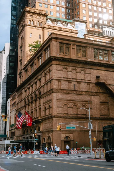 New York États Unis Septembre 2021 Vue Sur Carnegie Hall — Photo