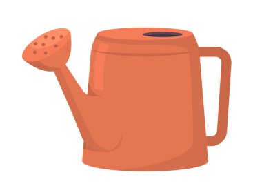 Sulama yarı düz renk vektör nesnesi olabilir. Düzenlenebilir öge. Tarım ekipmanları. Beyazın üzerindeki madde. Bitki bakımı. Web grafik tasarımı ve animasyonu için basit karikatür biçimi çizimi aracı