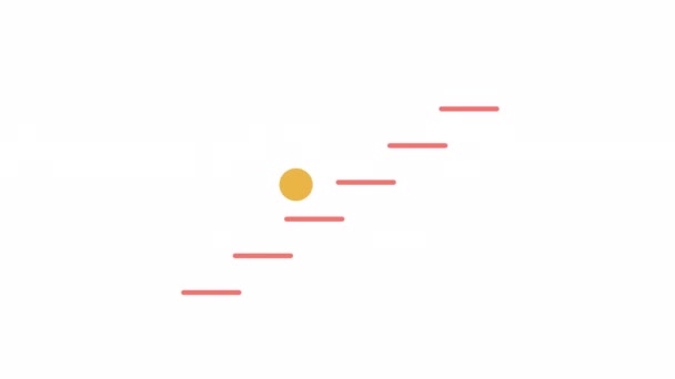 Индикатор Подъёмной Лестницы Прыгающий Мяч Видеозапись Прозрачностью Альфа Канала Мбаппе — стоковое видео