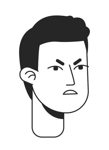 단색의 캐릭터 아바타의 아이콘입니다 사용자 그래픽 디자인 애니메이션을 손으로 — 스톡 벡터