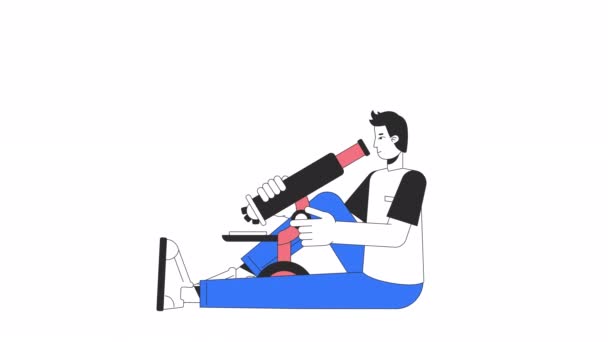 Лабораторные Испытания 404 Анимации Ошибок Диагноз Болезни Пустой Видеоролик Прозрачностью — стоковое видео