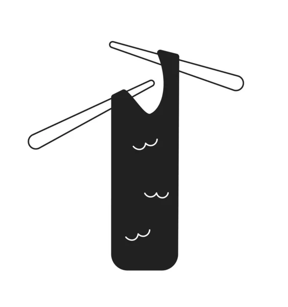 Βελόνες Πλέξιμο Μονόχρωμη Επίπεδη Διάνυσμα Αντικείμενο Πλεκτική Κουβέρτα Εργαλεία Χόμπι — Διανυσματικό Αρχείο
