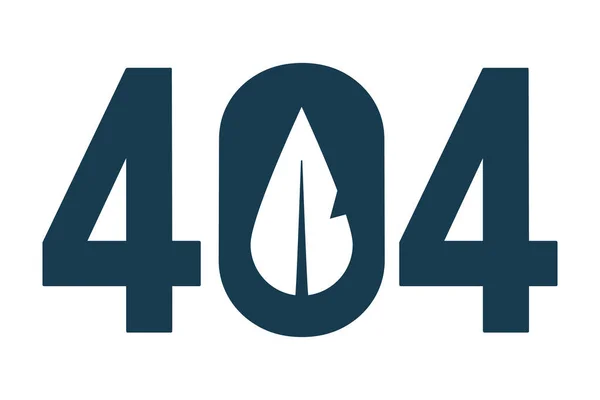 Fenntarthatóság Környezetbarát Fekete Fehér Hiba 404 Flash Üzenet Menj Zöld — Stock Vector