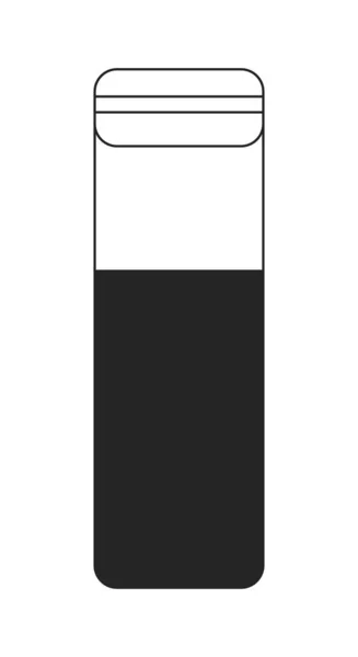 办公文具用铅笔橡皮 单色隔离向量对象 可编辑的黑白线条艺术绘图 用于网页平面设计的简单概要插画 — 图库矢量图片