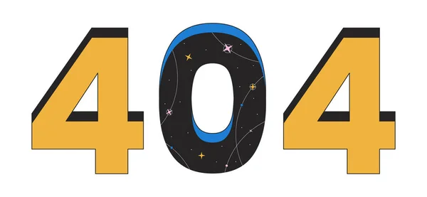 Astrologia Esotérica Erro 404 Mensagem Flash Estrelas Constelação Céu Noturno —  Vetores de Stock